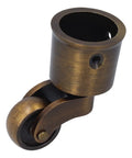 Rcniso Precise Round Cup Caster, Silent Heavy Duty Caster, Diameter Swivel for Furniture, Zinc Alloy Material in bronze finish.
