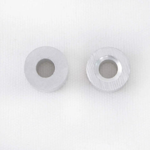 Heavy Duty Wire Rope Stop Sleeve For One Eighth Inch Cable Aluminum Alloy Crimp Sleeve Pack Of One Hundred on white background