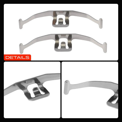 Premium Front Or Rear Side Disc Brake Hardware Kit Replacement For Mercedes Benz C300 C350 C250 E Class CLS400 SLK350 Models 2008 To 2017 Upgrade Your Ride Today