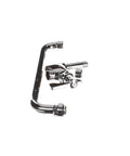 Add-On Deck Mount Kitchen Pre-Rinse Faucet With 12-Inch Spout In Polished Stainless Steel, 3/8-Inch NPT Inlet And Outlet, Low Lead