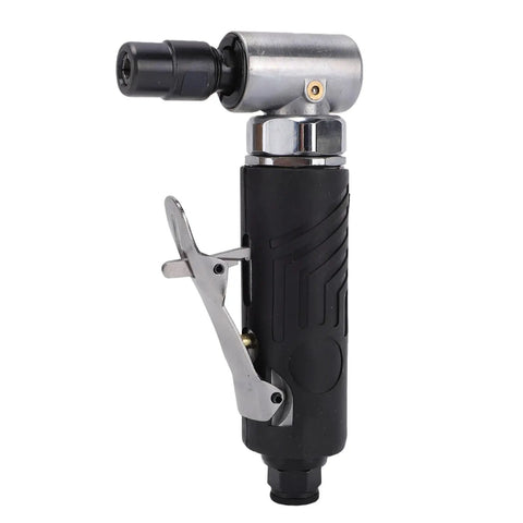 Heavy Duty 90 Degree Pneumatic Right Angle Die Grinder Roaring At 12000 RPM With Tough As Nails Handle for tackling rust.