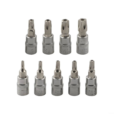 Grab This Sick 9-Piece Pentalobe Socket Set With Chrome Vanadium Steel Bits For Torx Security Screws Repair And Electronics Gadgy Fixes, TS10-T50