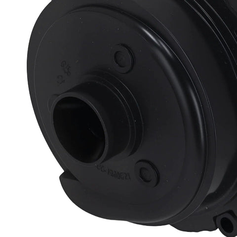 Premium Heavy Duty Coolant Water Pump For Tesla Model Three And Model Y Electric Vehicles 2017 To 2024 close-up view showing PPS polymer housing.