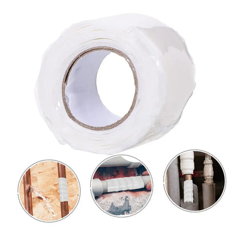 Heavy Duty Rubberized Sealant Tape For Pipe Leaks And Quick Repairs Waterproof Duct Tape That Stays Flexible While Sealing Leaks
