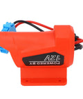 18V Battery Adapter And Conversion Kit With 12AWG Wire And 40A Capacity, red ABS housing, side view.