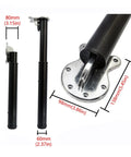 Adjustable Metal Furniture Legs Telescoping Support Feet For Breakfast Bar And Folding Tables Height Adjustable From 50 To 130 Cm