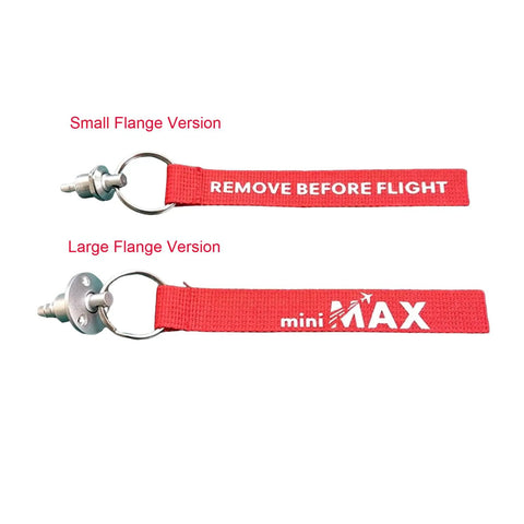 RC Aircraft Fuel Tank Vent and Oil Outlet Nozzle Kit Aluminum Alloy Flange Nozzles With Sealing Ring Plug - small and large flange versions with red tags