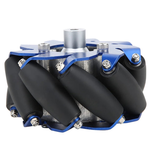 4 inch mecanum wheel for robots with aluminum core and TPU rollers for industrial use
