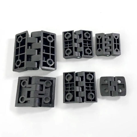 Various sizes of Nylon Butt Hinge For Cabinets And Furniture, Industrial Grade Workhorse Hardware, Corrosion Resistant And Long Lasting