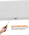 Multi Function Stainless Steel Roller Shutter Hook And Manhole Cover Lifter With Plush Rubber Grip, lifting roller shutters.