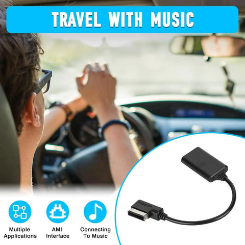 Aux Music Interface Adapter For Audi And VW With AMI 3G System Plug And Play Car Audio Cable 2010 To 2023 Compatible