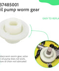 Oil Pump Worm Gear Replacement 2 Pack for Ryobi 40V Cordless Chainsaw with easy replaceability shown on white background