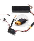 XT60 To TRX RC Battery Charger Adapter Connectors For Traxxas Slash Rustler Stampede Bandit E Revo Cars 3 Pack with battery straps shown in use