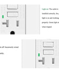 20 Pack 20 Amp Gfci Outlet Set Weather Resistant Electrical Receptacle with green light indicator for correct installation.