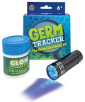 Germ Tracker Classroom Kit Follow The Spread Interactive Science Lesson with Safe Demo Tools including glow powder and blacklight