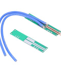 Pure Copper DIY Spot Welding Pen Kit for Handheld Electronics Repair with copper tips and blue wires on PCB