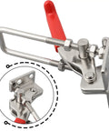 Self Locking Toggle Clamp With 304 Stainless Steel U Bolt, Heavy Duty 200kg Capacity, Adjustable Locking Range 6-30mm