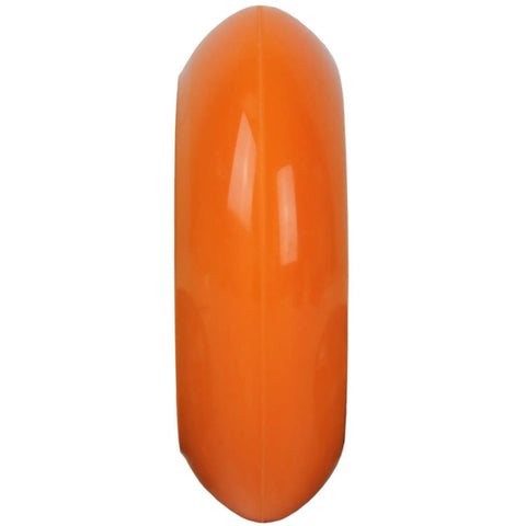 Side view of Outdoor Inline Skate Wheels 72mm 89A Orange Durable Asphalt Wheels For Smooth Outdoor Skating On Pavement Long Lasting Grippy Roller Wheels 8 Wheel Set For Two Skates