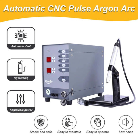 Pro Grade CNC Pulse Argon Arc TIG Jewelry Spot Welder With Five Shortcut Modes Gas Assisted But Works Without Argon Easy Auto Pulse Welding For Jewelry Small Metalwork Projects Built For Precision And Speed