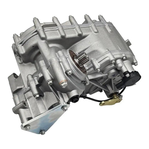 Heavy Duty Atv Gearbox Replacement Assembly Compatible With Odes 1000 Buggy Restoration Kit showing metal housing and direct fit gears.