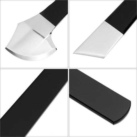 Two Piece Leather Edge Trimming Cutter Set For Skiving And Edge Cutting, Durable Manganese Steel Leather Craft Tools close-up view
