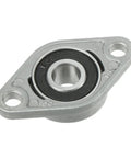 8Pcs Heavy Duty Pillow Block Bearings 8mm Bore Zinc Alloy Housing Rhombic Flange Self Aligning Industrial Equipment Parts Pro Build Quality Works For Motor Machinery Loads Reliable Daily Grind Support System Shop Setup Looks Rad Smooth Forever, 8mm bore flange bearing