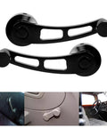 2 Pcs Window Handle And Window Riser Crank Winder Set For Classic Cars, Premium Alloy Material, Installed in vintage car interiors