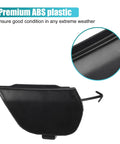 Front Right Unpainted Black Bumper Tow Hook Cover For Toyota Prius C 2015 2017 Replacement Eye Cap OE 52127-52947