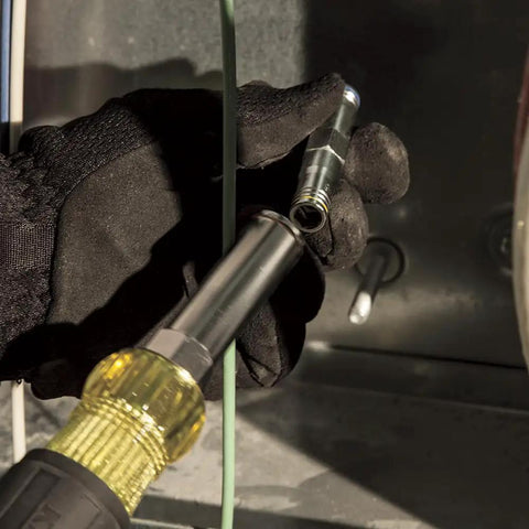 Using Six In One Nut Driver Set Built Tough With Heavy Duty Hollow Shaft For Long Bolts SAE Six Point Hex Sizes in action