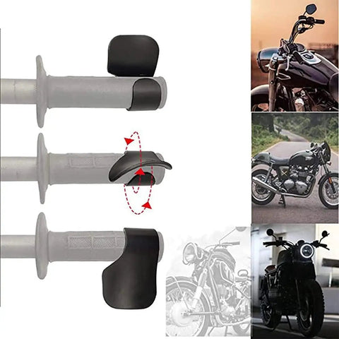 Two Pack Motorcycle Throttle Assist Grip Booster For Longer Rides And No More Tired Fingers Easy On The Thumb Anti Slip Handle Aid Fits 22mm To 28mm Handlebars Built With Durable ABS Material No Slip Grip For All Day Cruising