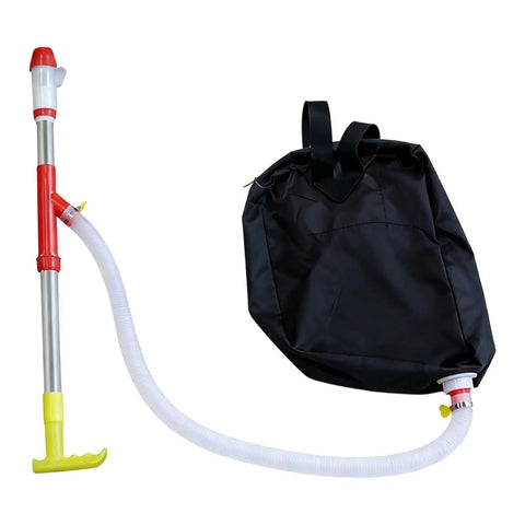 Backyard Spreader Backpack Sprayer with stainless steel tube and hose for granular manure and fertilizer applications