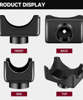Built Tough Bottle Jack Axle Adapter Lifting Saddle for 12 Ton Bottle Jacks in front, back, side, and top views