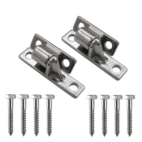 Beefed Up Heavy Duty Farm Gate Hinges For Sheds Two Pack 304 Stainless Steel Hardware Replacement Door Hinges With Screws For Outdoor Use Weather Resistant And Easy Install On Wooden Or Metal Gates