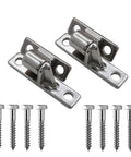 Beefed Up Heavy Duty Farm Gate Hinges For Sheds Two Pack 304 Stainless Steel Hardware Replacement Door Hinges With Screws