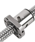Close-up of C5 Rated Sfu1605 Single Ballnut Ballscrew Kit featuring customizable end machining for CNC projects.