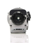 Front view of Portable Equatorial Globe Sky Memo S Silver With Auto Guide Terminal RJ-12 6Pin ST-4 Battery Powered Lightweight 2.2 Lb