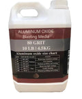80 Grit Aluminum Oxide Sandblasting Media For Dry Or Wet Blasting Deburring And Etching Medium To Fine Abrasive 10 Lb Bag For Cabinets And Guns Mohs Hardness 9 For Clean Etched Surfaces
