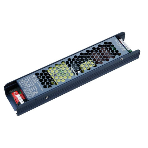 24V 400W Power Supply For LED Projects Ultra Thin Fanless DC Converter 100 130V AC To 24V DC Output 16.7A Max Two Channel