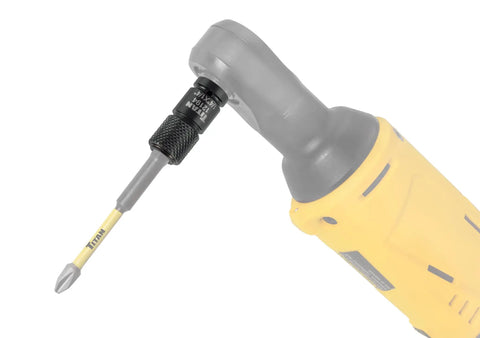 1/4-Inch To 1/4-Inch Hex Drive Quick-Change Impact Adapter For Square Drive Wrenches, Ratchets, And Extensions.