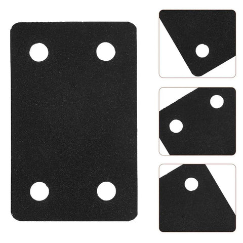 Close-up of Six Pack Stainless Steel Flat Furniture Joining Plates For Easy Wood Repair And Assembly Durable Mending Plates
