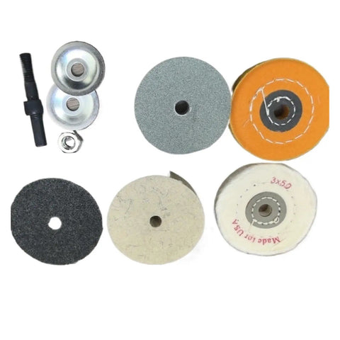 Get That Metal Sparkling Smooth With This Awesome 3 Inch Silicone Carbon Grinding And Polishing Wheel For Surface Treatment Round Head Design Fits Mold Machines Perfect For Diy Pros, assorted wheel types.