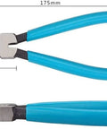 Panel Clip Pliers For Auto Trim Removal And Fastener Pry Tools With Non Marring Tips, blue handles, 175mm length