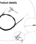 Throttle Cable Kit 21243 For J36 JS36 B46 BS46 Power Trowel Replacement Parts with cable, lever, and fittings