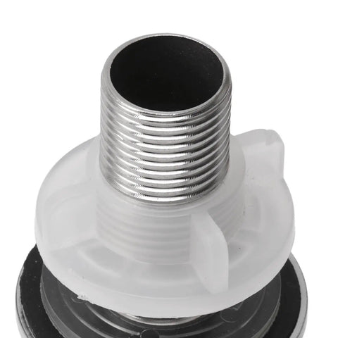 Foot Pump Faucet Kit - Hands-Free Foot Control Kitchen Tap Flexible Hose Contactless Design Easy Operation connector close-up.