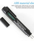 Brake Fluid Tester Pen With Five LED Indicators, Must Have Auto Brake Diagnostic Tool For DOT Three DOT Four DOT Five One, black pen style