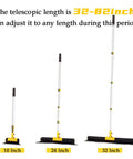 Drywall Skimming Blade Set With Extension Handle For Quick Mud Work, 10, 24, 32 Inch Blades, Aluminum Alloy Body shown in varying lengths