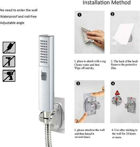 Installation guide for Dual Shower Heads With Handheld Spray Combo with 78 Inch Stainless Steel Hose and 3 Way Diverter