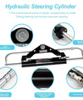 150 HP Outboard Steering Cylinder For Boats Front Mounted Marine Steering System with stainless steel components