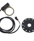 Electric Bike Pedal Assist Sensor With 12 Magnets For PAS System Torque Sensing Technology And Speed Sensor For Smooth Responsive Power Boost And Easy Riding, showing sensor components
