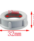 Legit Heavy Duty Three Quarter Inch Threaded Electrical Pvc Conduit Nuts And Insulated Wire Sleeves featuring a 32mm diameter nut.